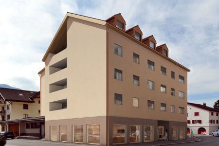 3D Visualisierungen Architektur, Rendering, Gewerbebau, Gewerbehaus, Wohnungen