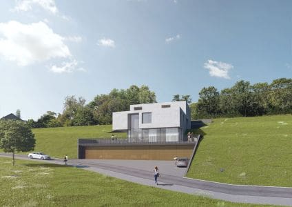 3D Visualisierungen, Terrassenhaus, Wohnungen, Mehrfamilienhaus