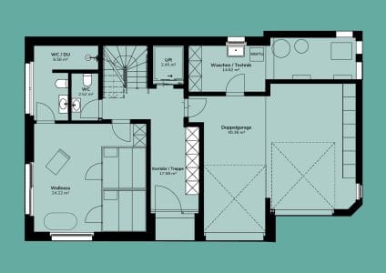 2d vermarktungsplan wohnung Übersichtlicher 2D Vermarktungsplan einer Wohnung