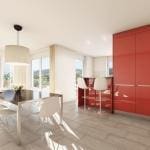 Visualisierung Küche Modern 355 3D Visualisierungen, Immobilien, Rendering, Innenraum, Küche, Esszimmer