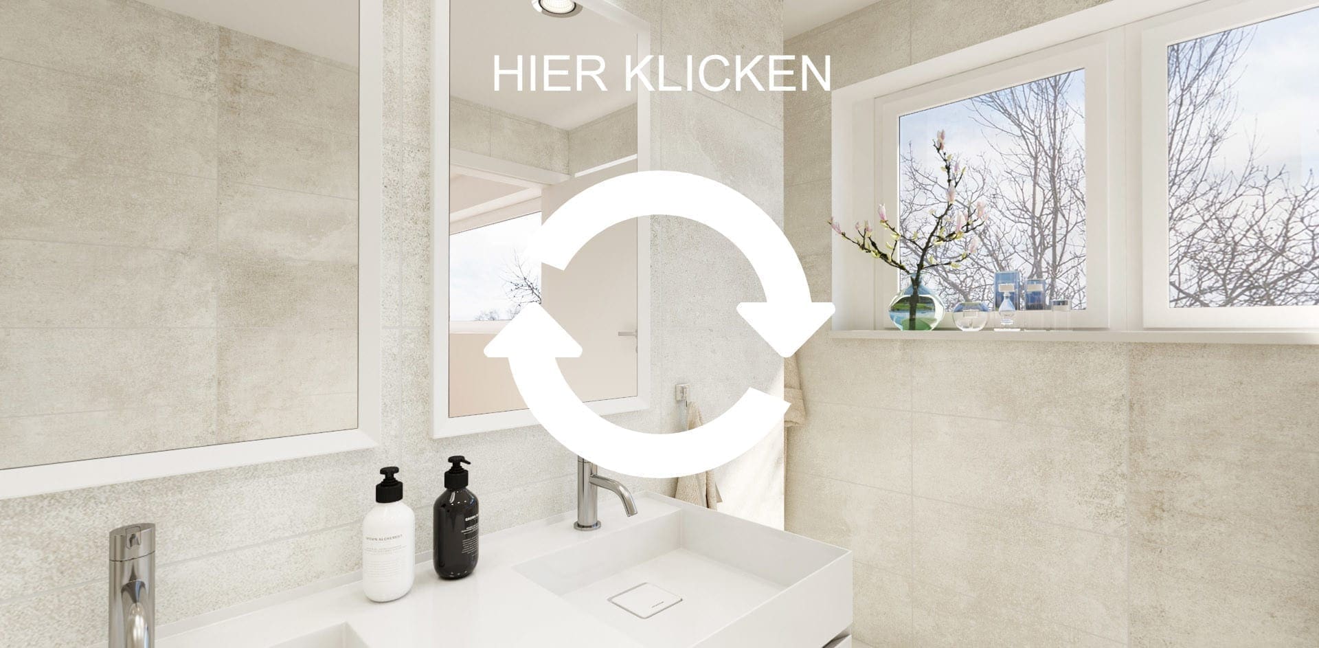 Animation 360 Grad Panorama Badezimmer Visualisierungen 3D Architektur Immobilie Animation 360 Grad Badezimmer Besichtigung Panorama