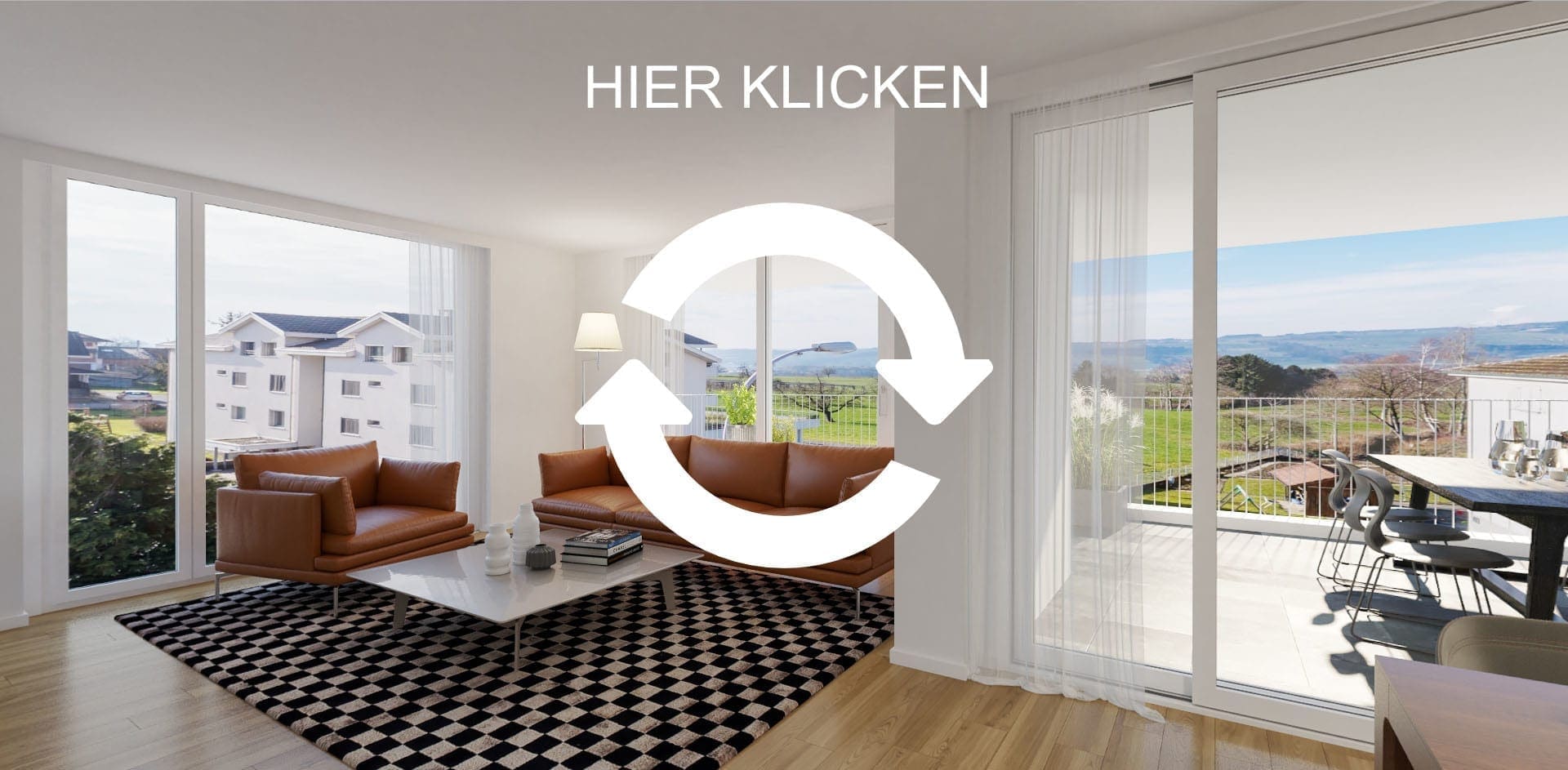 Animation 360 Grad Panorama Wohnzimmer STOMEO Visualisierungen 3D Immobilien Immobilie Animation 360 Grad Wohnzimmer Besichtigung Panorama