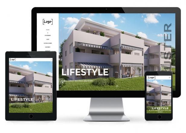 Immobilien Projektwebseite Immobilien Projektwebseite günstig