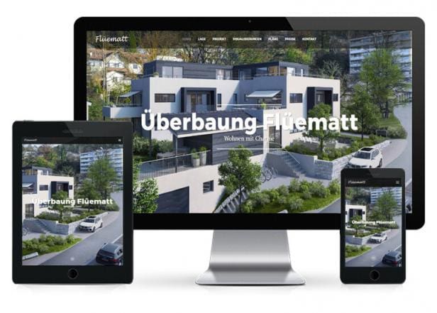 Webseite für Verkauf Eigentumswohnungen Webseite für Verkauf Eigentumswohnungen