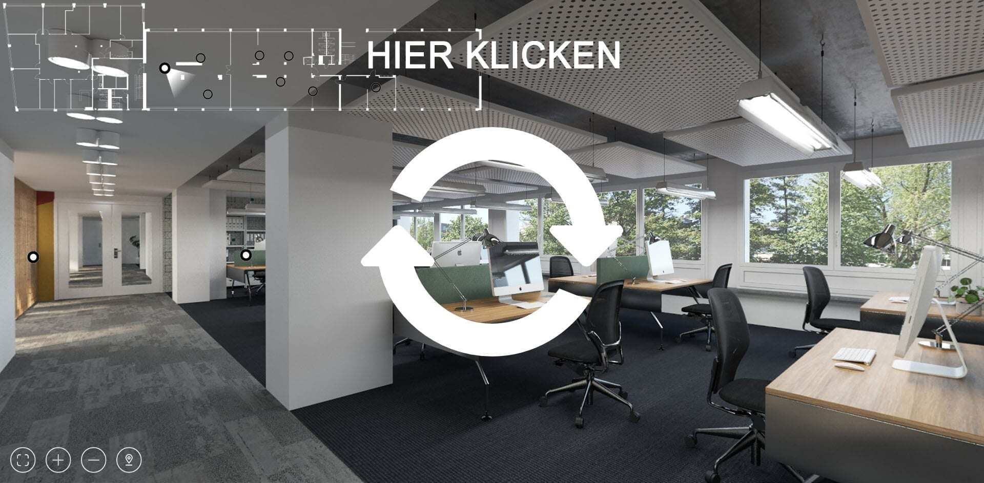 360 Grad Visualisierung Bürogeschoss 360 Grad Visualisierung Bürogeschoss